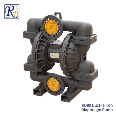 RD80 Pneumatic Diaphragm Pump 1041 L/min Ductile Iron Diaphragm Pump